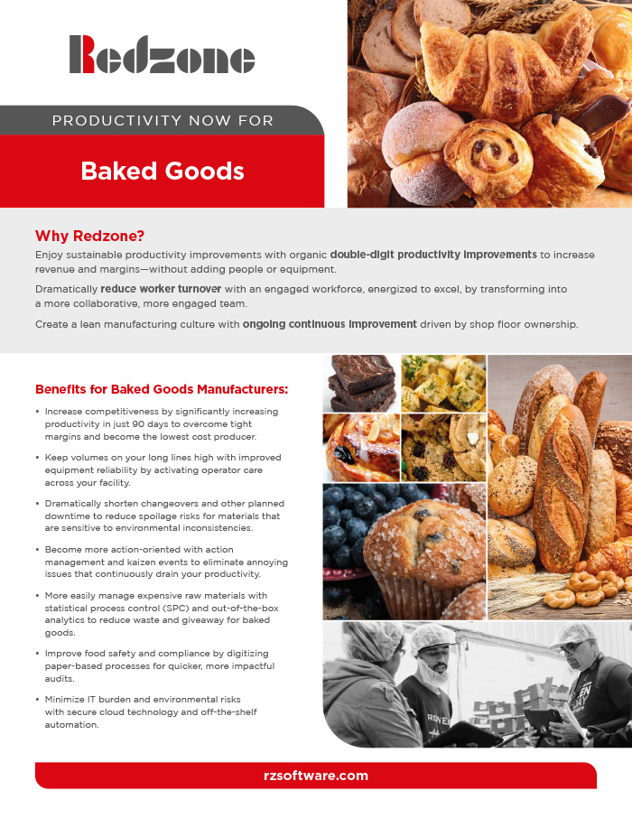 Baked Goods Datasheet